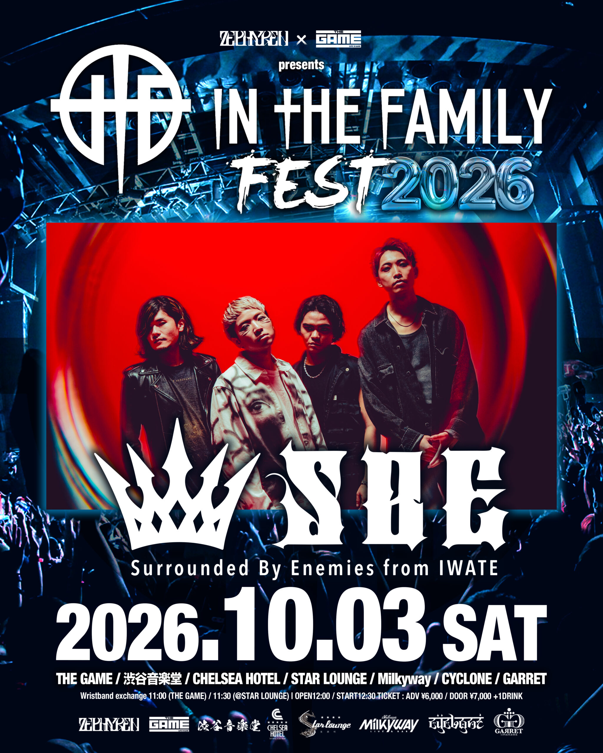 2026/10/03(土) ZEPHYREN × SHIBUYA THE GAME presents / 『In The